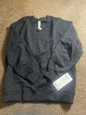 Lululemon perfectly oversized jacquard crew